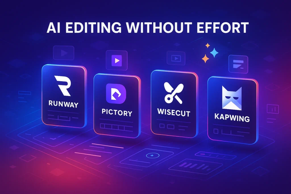 Best AI Video Editing Tools Reviewed (No-Install Options)