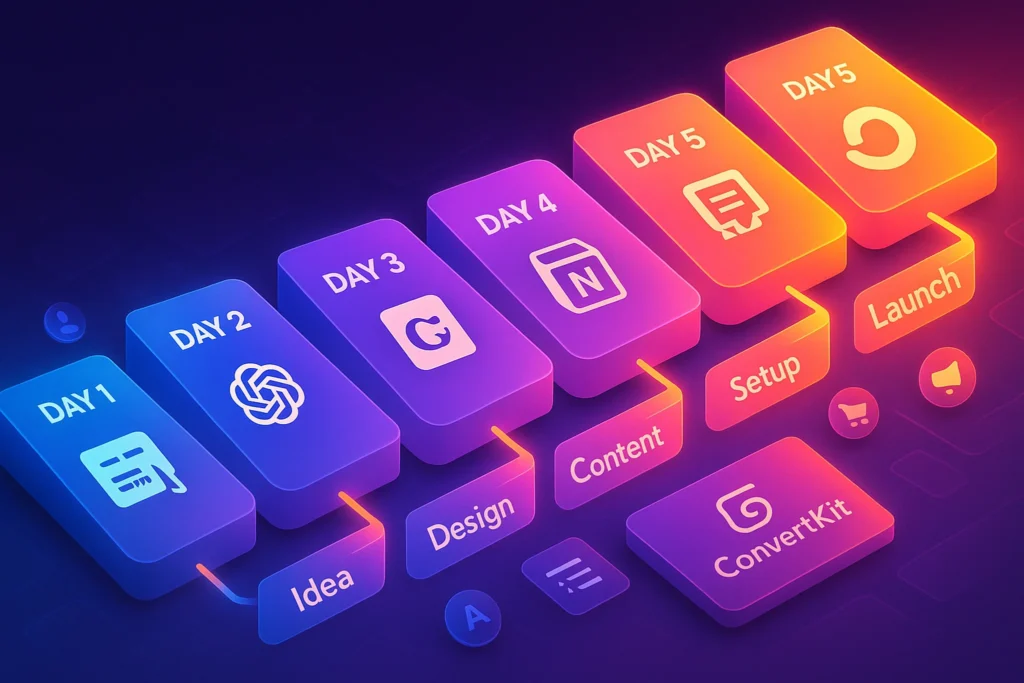 How to Create a Digital Product in 7 Days with AI