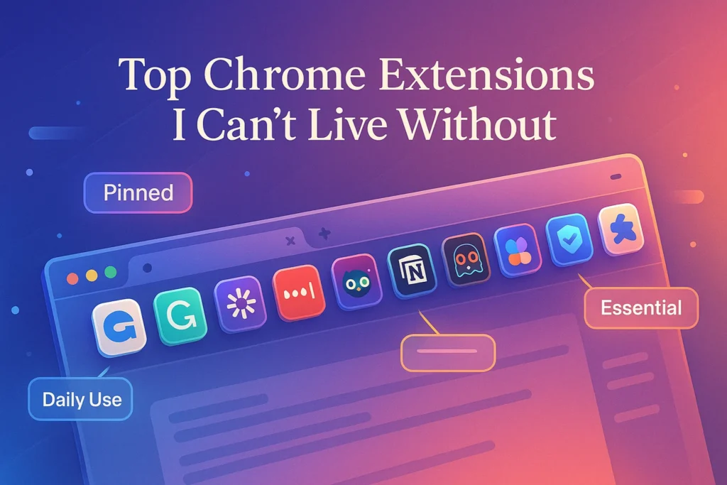 Top Chrome Extensions I Can’t Live Without