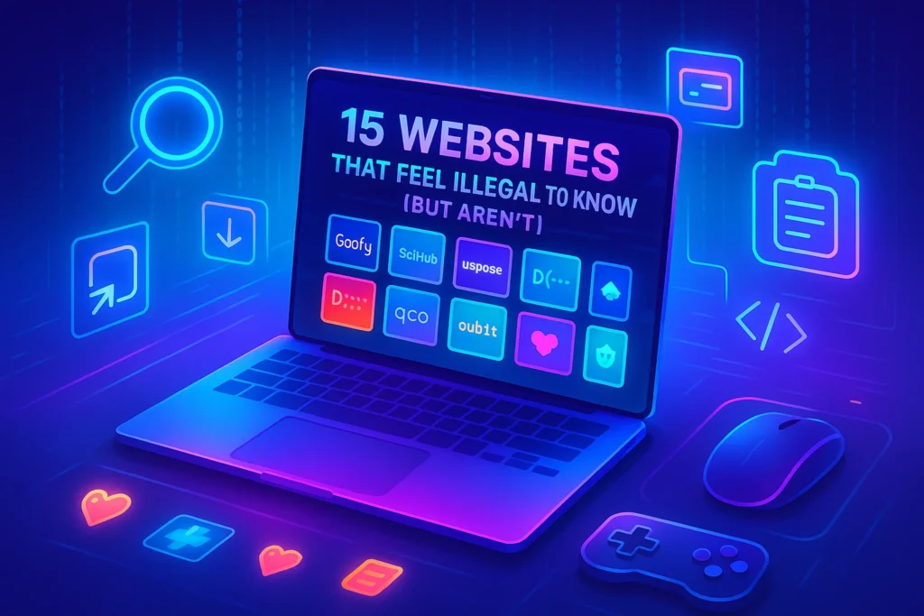 15 Websites That Feel Illegal to Know (But Aren’t)