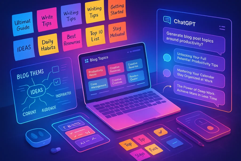 How to Brainstorm Blog Ideas Like a Pro