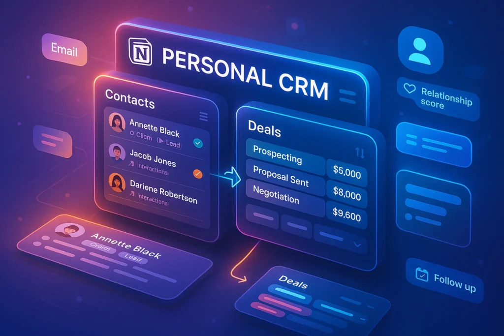 How to Build a Personal CRM System Using Notion