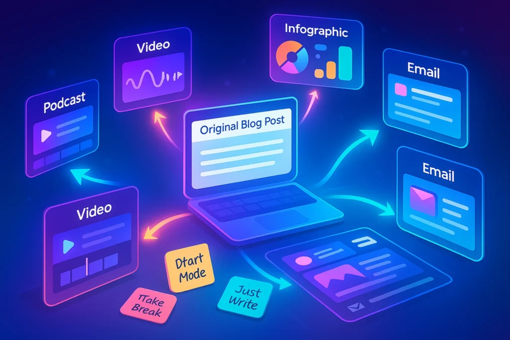 Repurposing Content: Turn One Blog Post into 5 Different Pieces