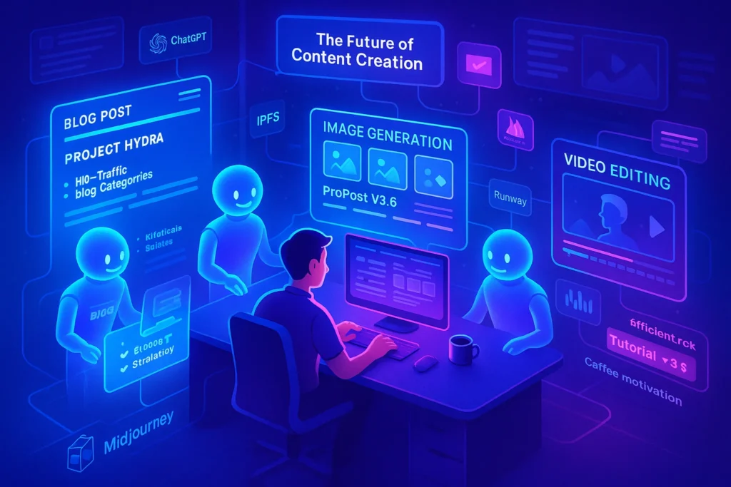 The Future of Content Creation: AI Tools for Text, Image, and Video