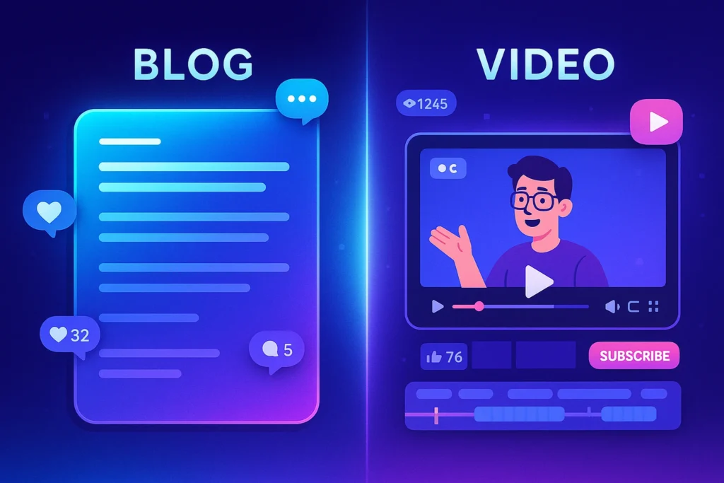 Video vs. Blogging: Which Content Format Is Best for Your Business?