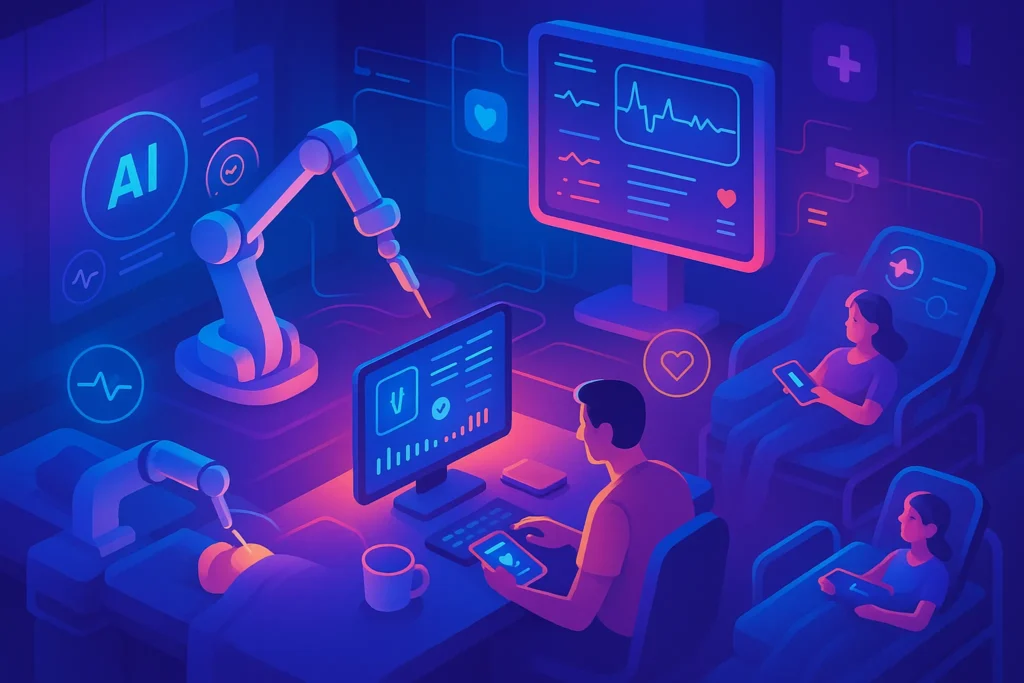 AI in Healthcare: Tech That’s Saving Lives – NerdChips featured image