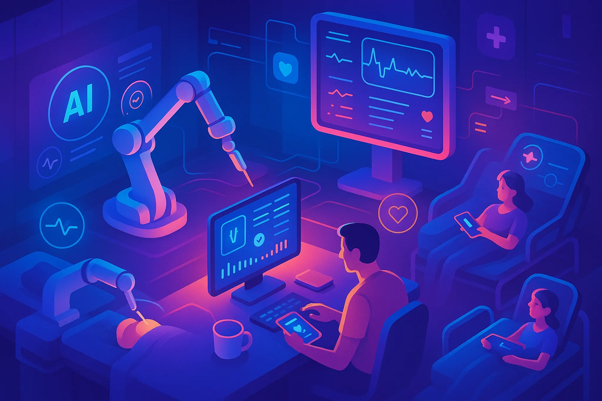 AI in Healthcare: Tech That’s Saving Lives – NerdChips featured image