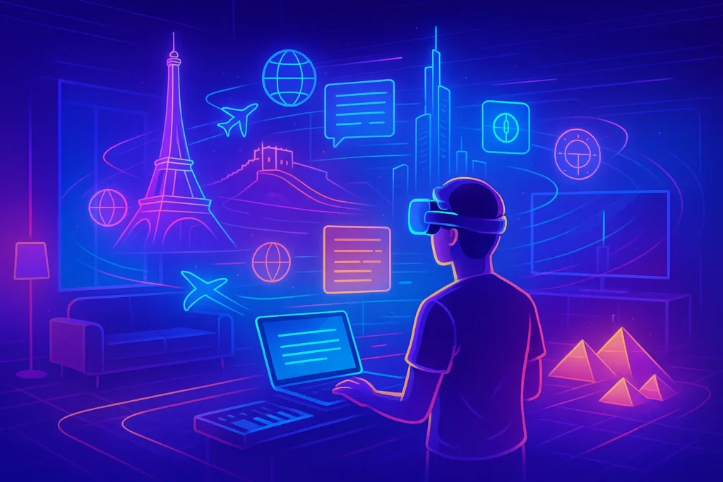 AI-Powered Virtual Travel: Explore the World Without Leaving Home - NerdChips Featured Image