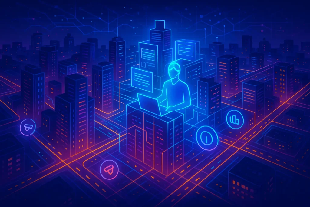How Governments Are Using AI for Smart Cities - NerdChips Featured Image