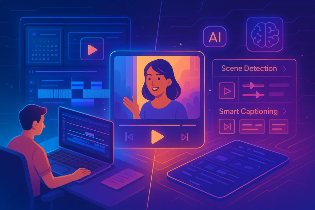 AI in Video Production: How Automation is Changing Editing & Content Creation in 2025 – NerdChips featured image