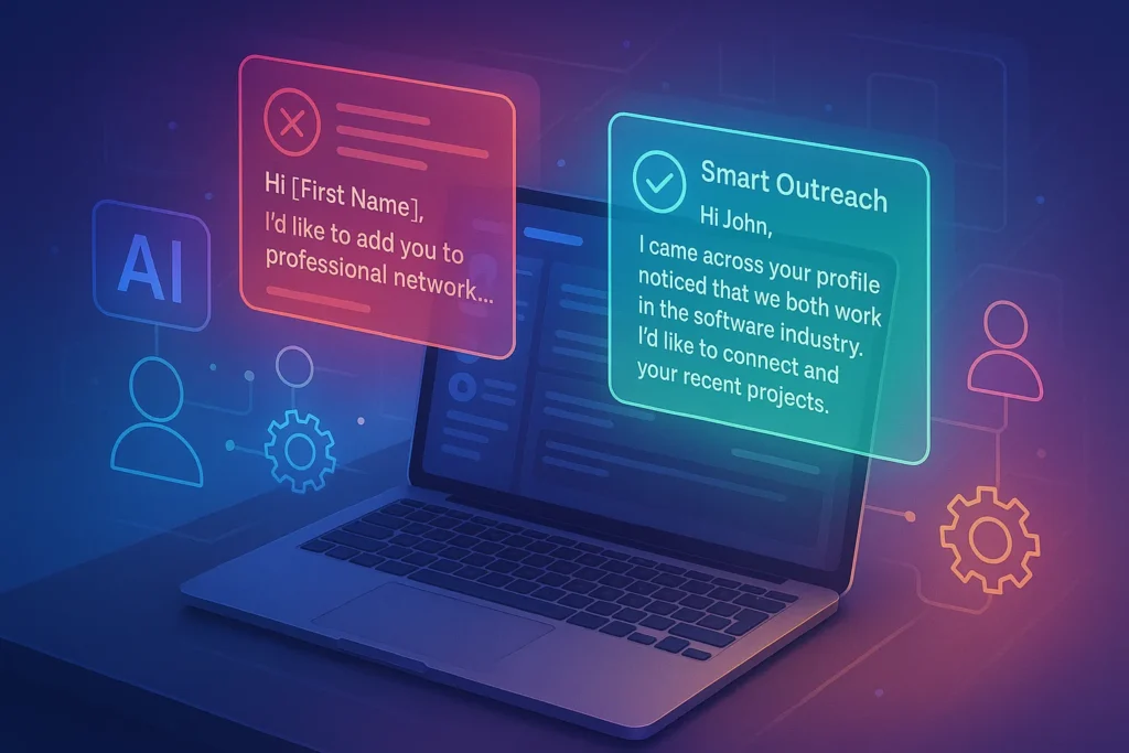 Automating LinkedIn Outreach Without Spam - NerdChips Featured Image