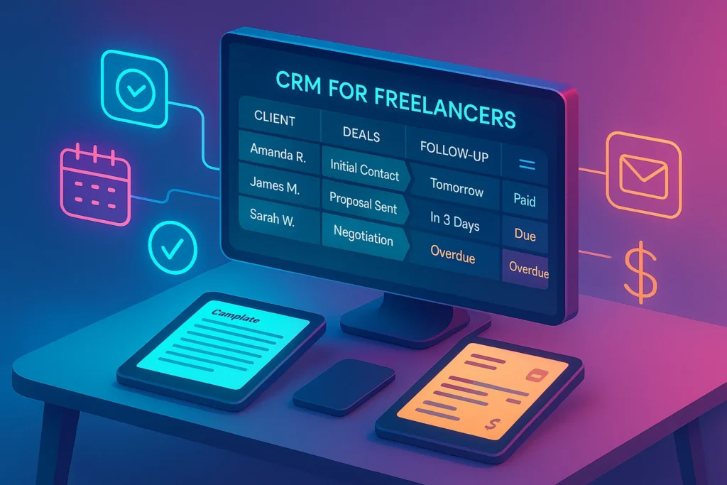 Best CRM Software for Freelancers: 2025 Guide to Staying Organized and Getting Paid – NerdChips featured image