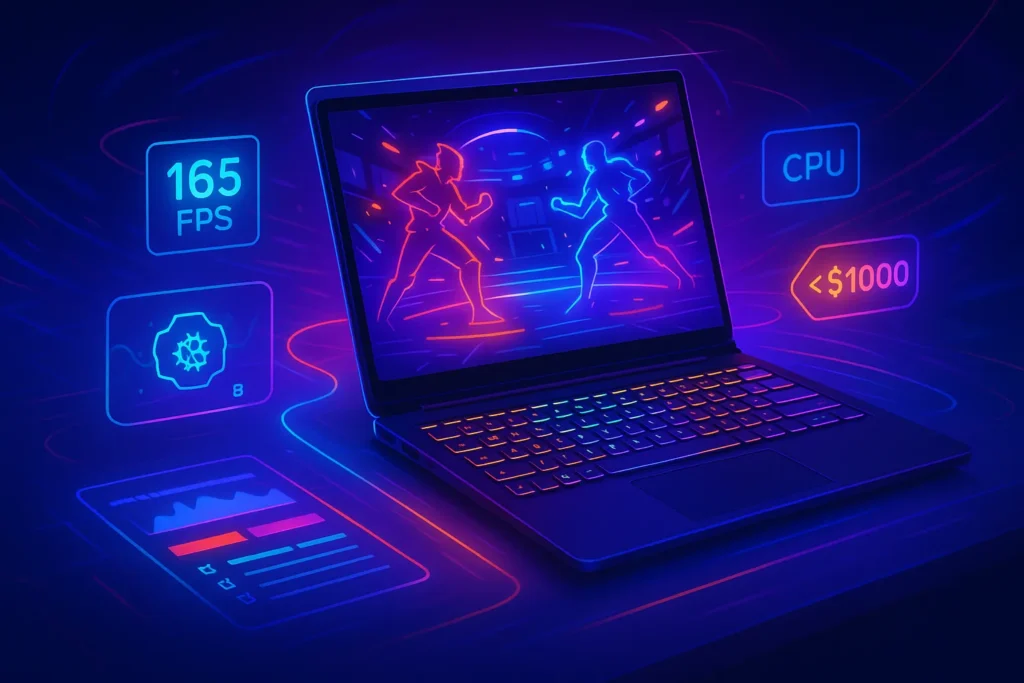Best Budget Gaming Laptops Under $1000 (2025 Edition) - NerdChips Featured Image
