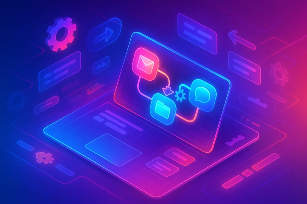 How to Build a Simple Automation Workflow with Make.com - NerdChips Featured Image