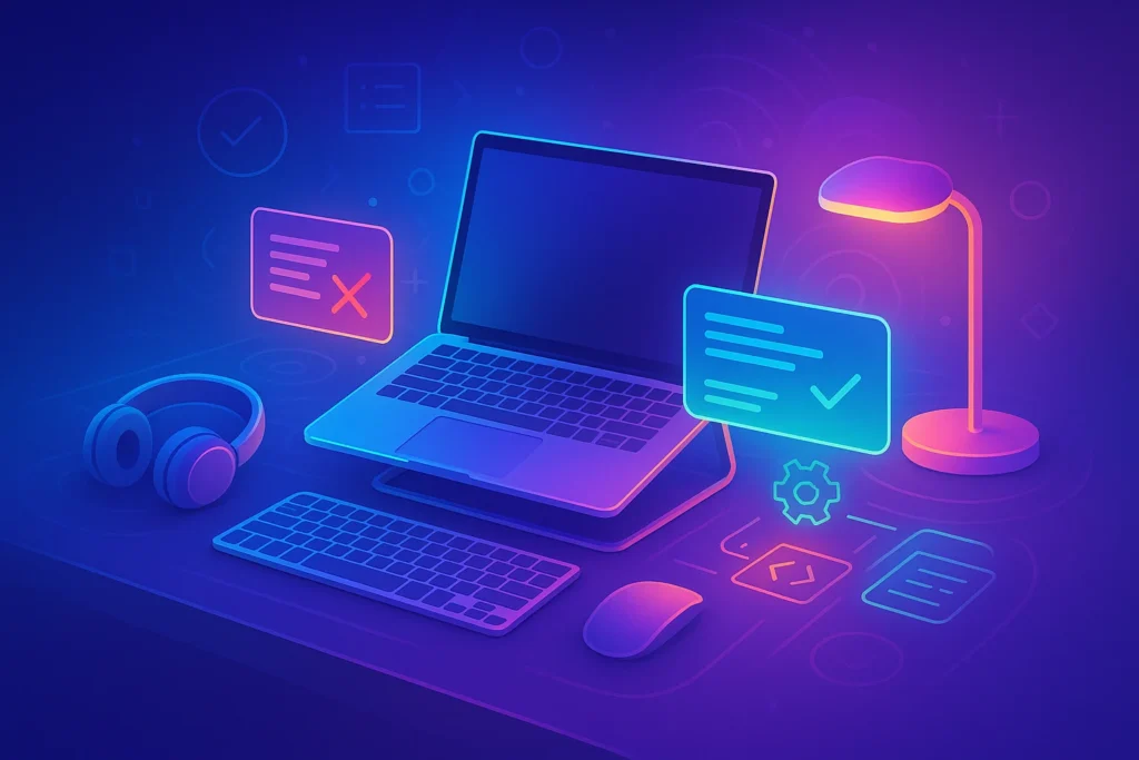 Minimalist Tech Setup: Pro Tips for a Distraction-Free Desk - NerdChips Featured Image