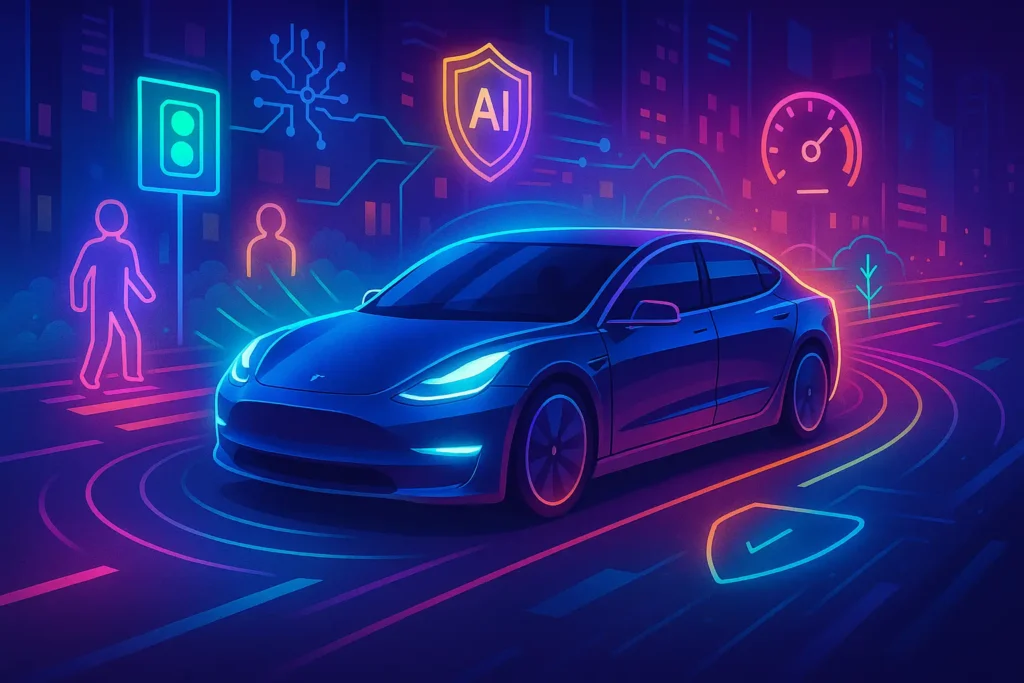 Tesla’s Latest Autopilot AI Update Explained: Smarter, Safer, More Autonomous – NerdChips featured image
