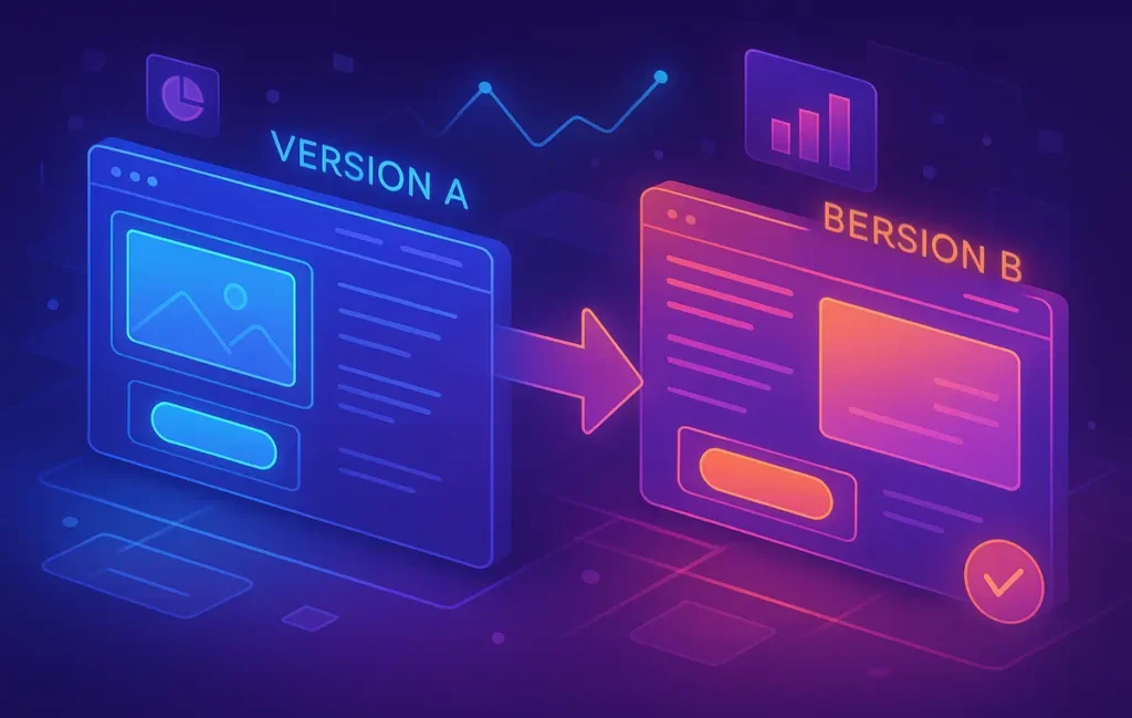 A/B Testing for Beginners: From Hypothesis to Win - NerdChips Featured Image