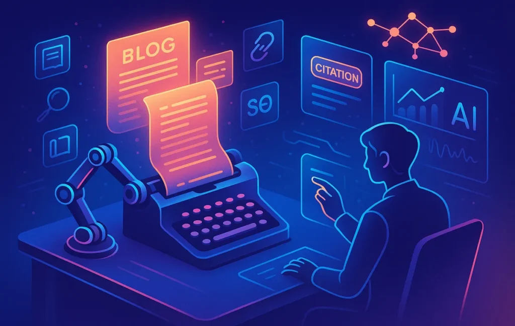 AI Blog Writers in 2025: Balancing Quality, Citations & AI Detection Challenges - NerdChips Featured Image