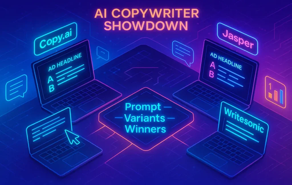 AI Copywriter Showdown: Which Tool Writes the Best Ads? - NerdChips Featured Image