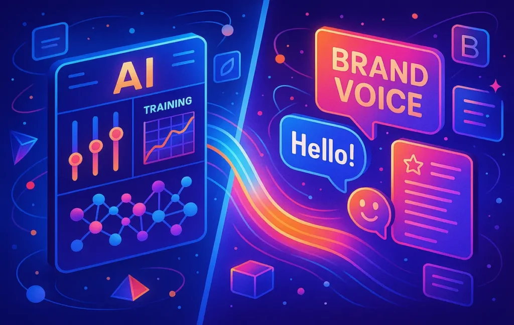 AI-Powered Brand Voice: How to Train Copywriting Tools for Consistency - NerdChips Featured Image