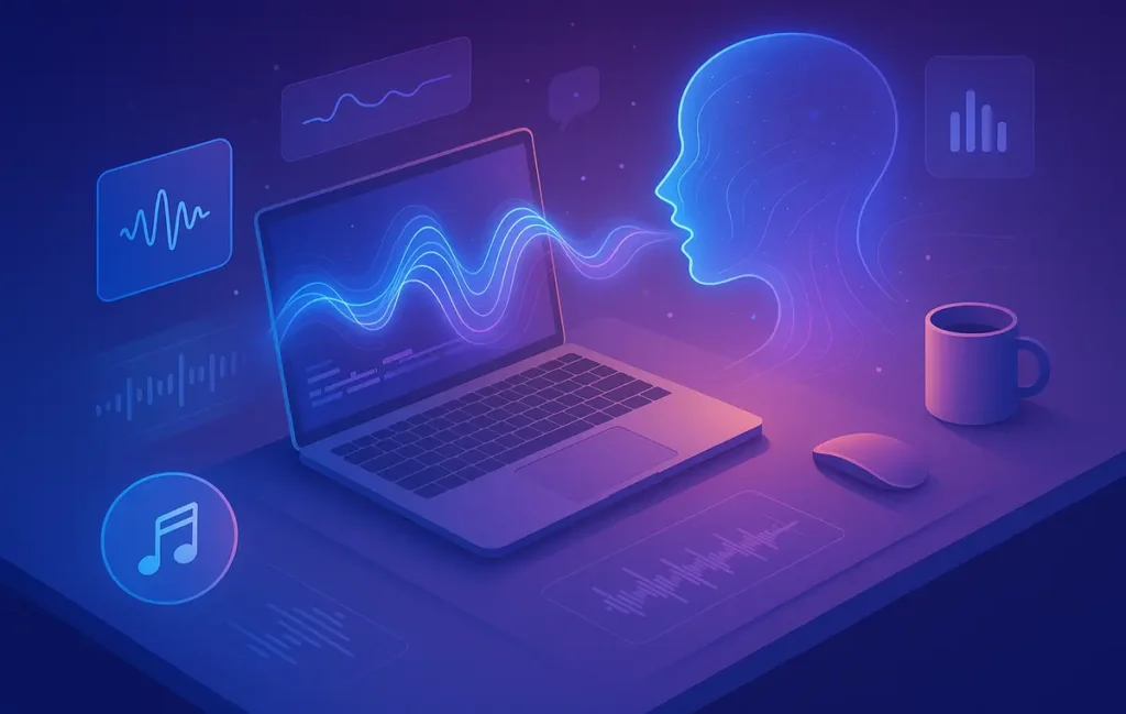 AI Voiceover Tools: Human-Like Audio for Content Creators - NerdChips Featured Image