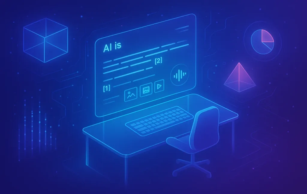 AI Writing Tools in 2025: What’s New, What’s Real, What Actually Works - NerdChips Featured Image