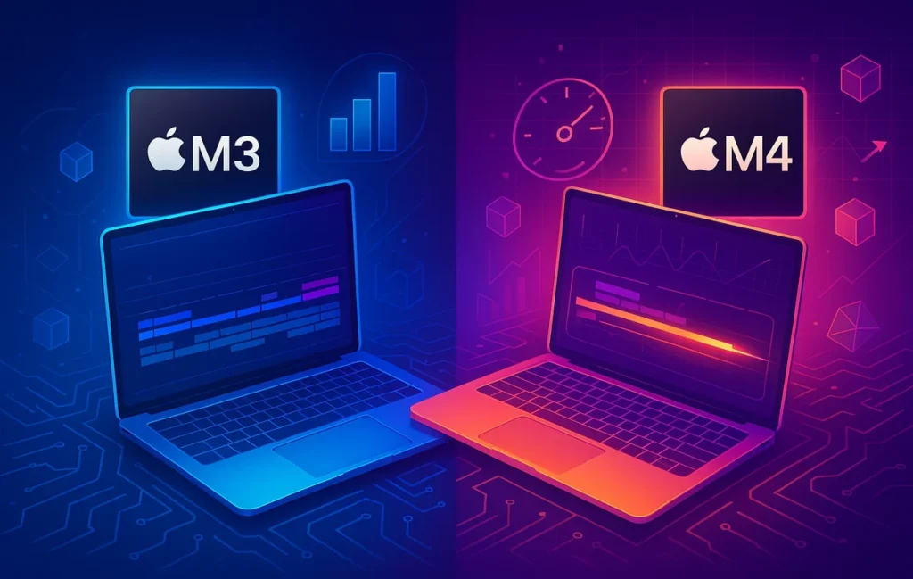 Apple M4 vs. M3: Real-World Benchmarks for Creators - NerdChips Featured Image