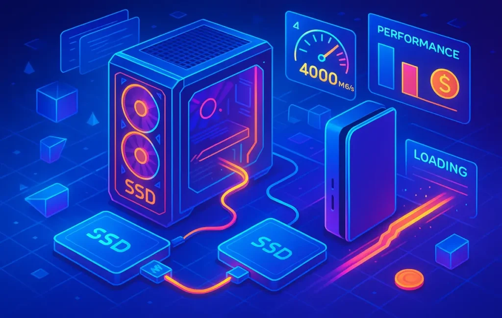Best External SSDs for Gaming: Load Times vs. Price Performance - NerdChips Featured Image