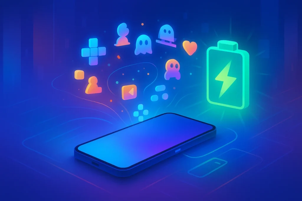 Best Mobile Games That Don’t Drain Battery - NerdChips Featured Image