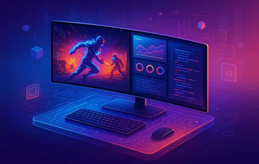 Best OLED Monitors in 2025 Reviewed: Gaming Performance & Productivity Value - NerdChips Featured Image