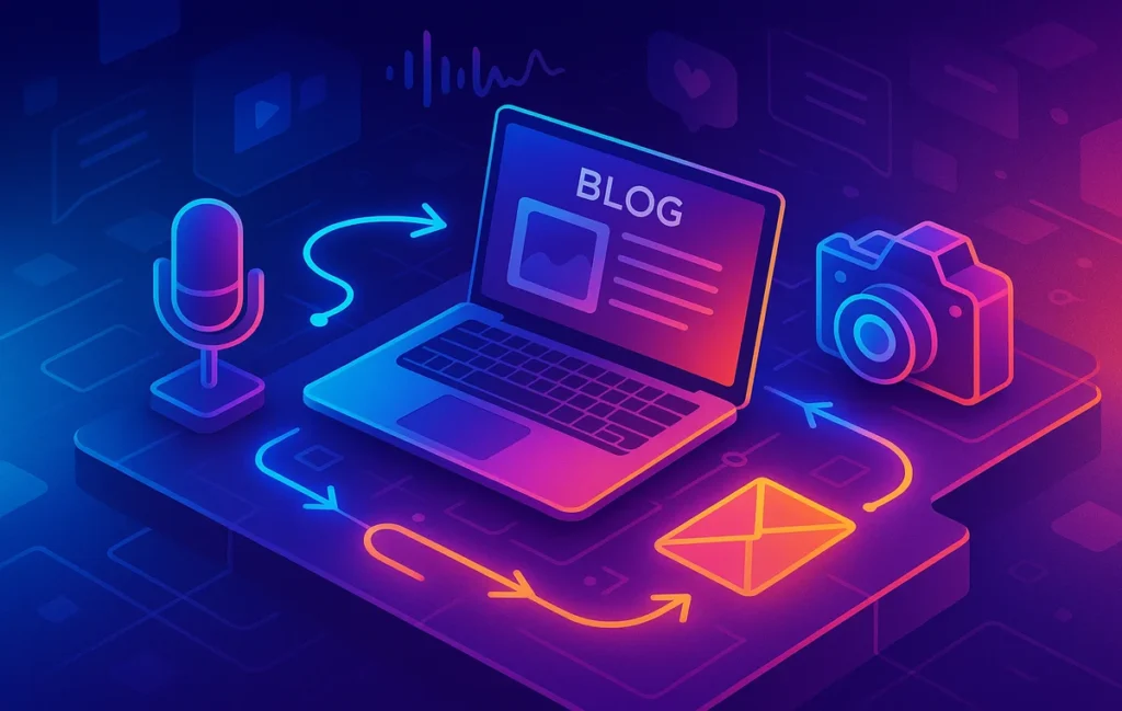 Beyond the Blog: Expanding Into Podcasts, Videos, and Newsletters - NerdChips Featured Image