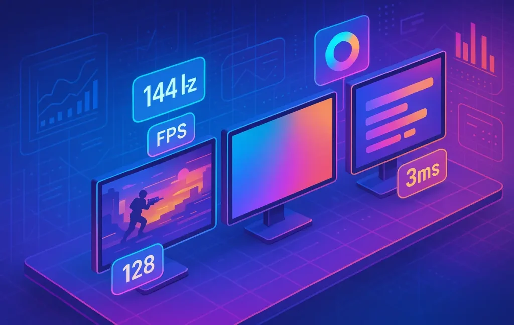 Budget 144Hz Monitors Under $250 (Color & Response Tested) - NerdChips Featured Image
