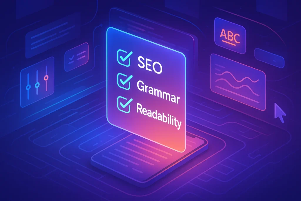 Content Optimization Toolbox: SEO, Grammar, and Readability Tools - NerdChips Featured Image