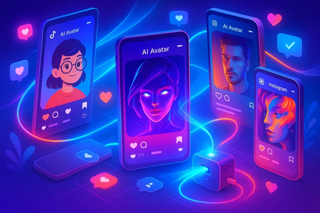How to Create AI Avatars for Social Media - NerdChips Featured Image