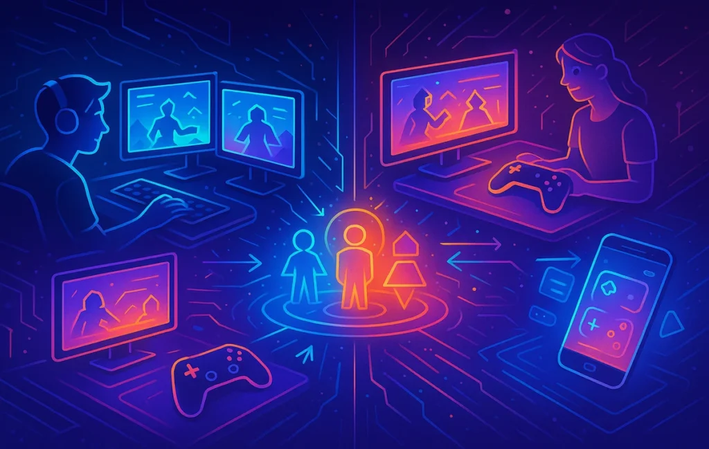 Crossplay All Day: Top Games to Play with Friends Across Platforms - NerdChips Featured Image