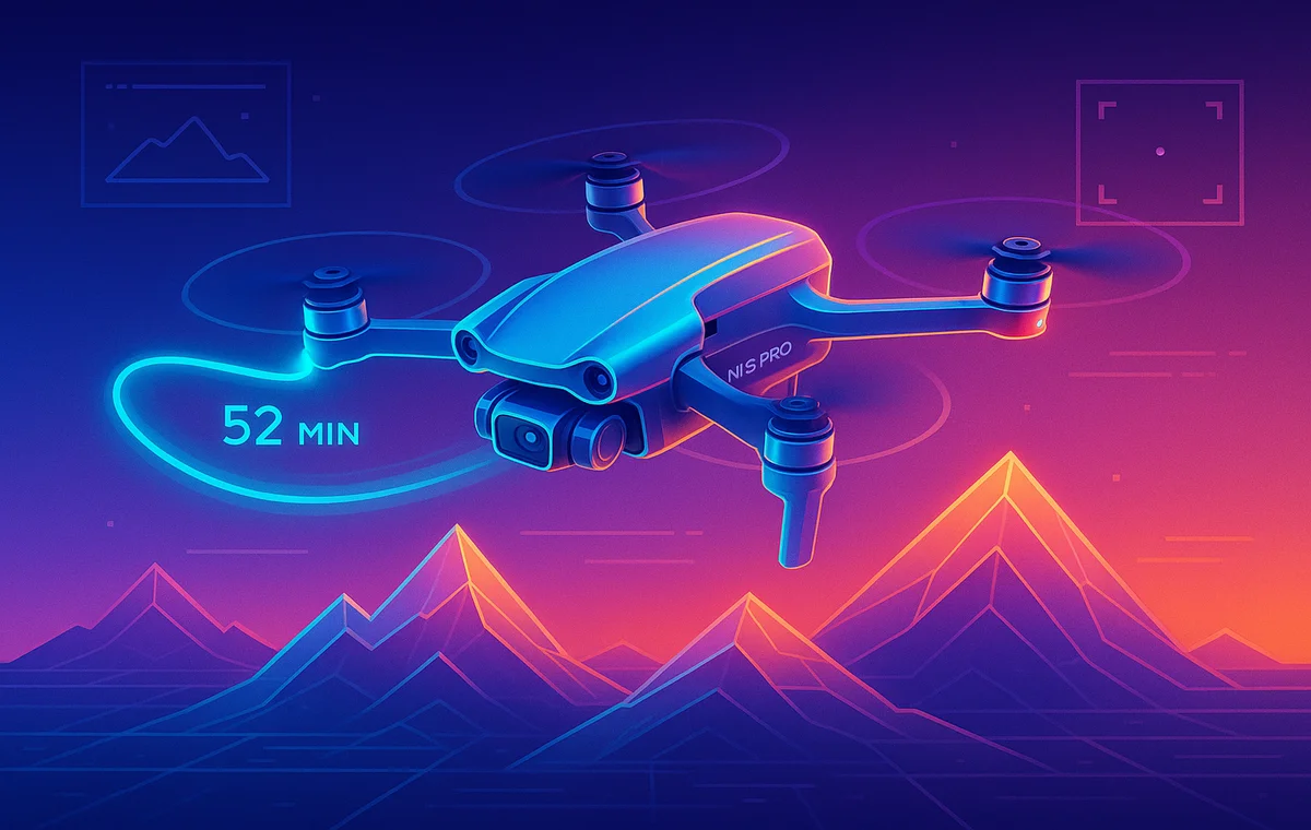Next-Gen Drone: DJI Mini 5 Pro Delivers 52 Minutes Per Charge - NerdChips Featured Image