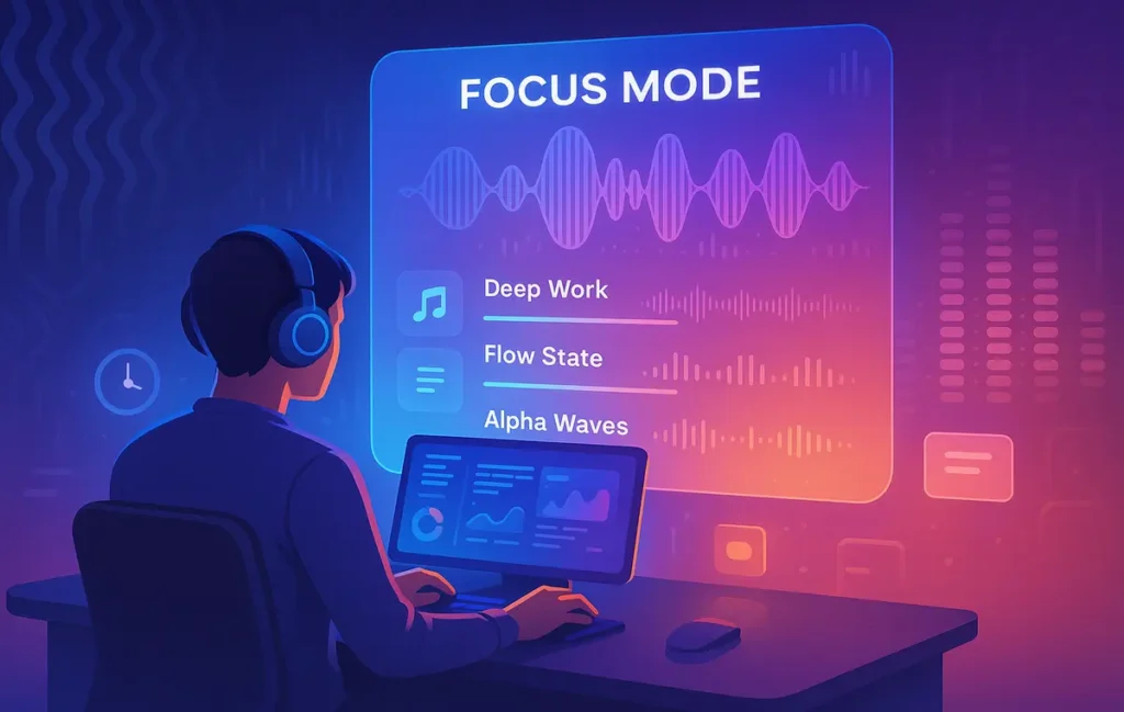Focus Music Apps: Science-Backed Playlists for Work - NerdChips Featured Image