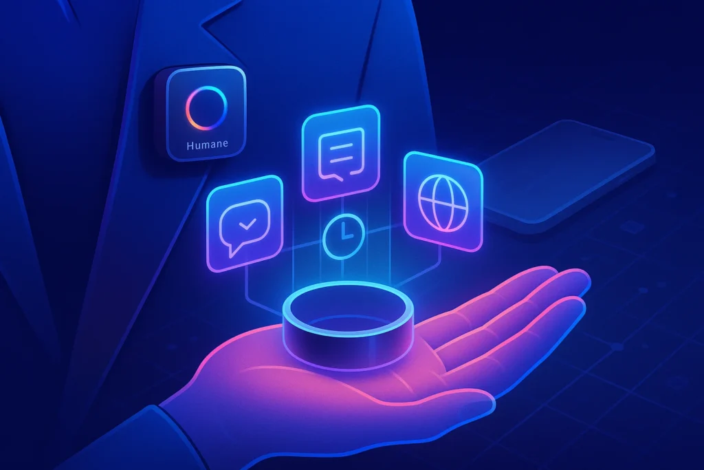 What Humane AI Pin Means for the Future of Smartphones - NerdChips Featured Image