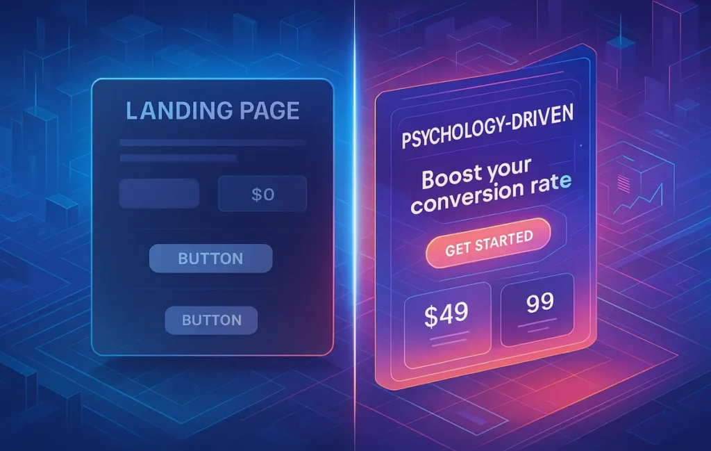 Landing Page Psychology: Micro-Copy, Anchoring & Nudges - NerdChips Featured Image