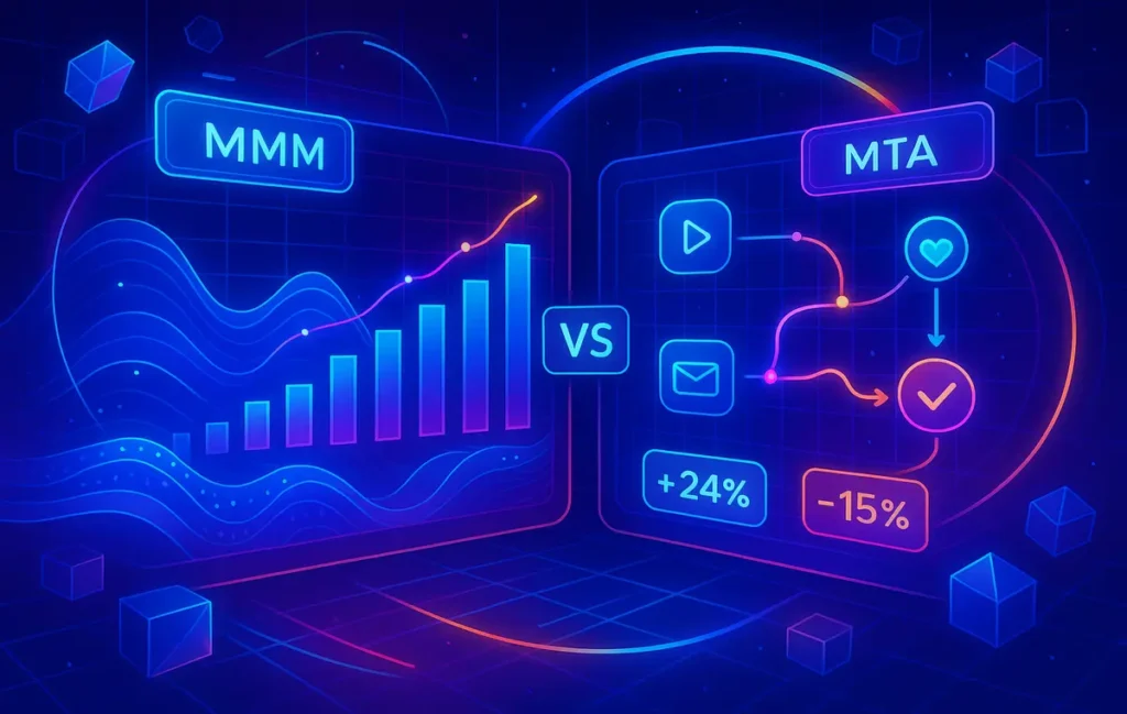 Marketing Attribution Software: MMM vs MTA for SMB Growth - NerdChips Featured Image