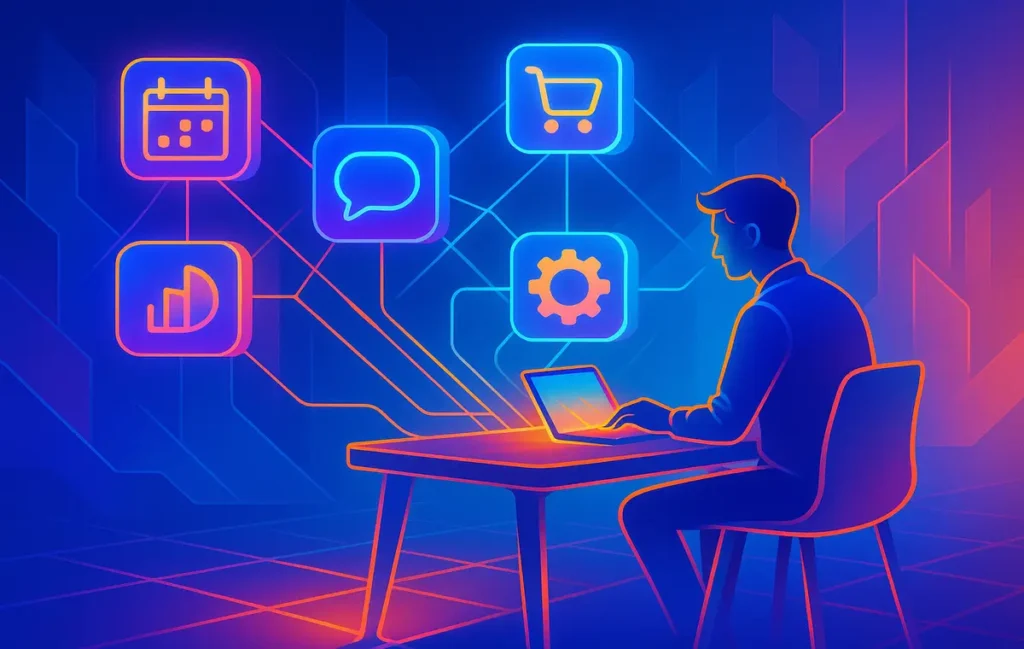 No-Code Automation for Solopreneurs: Scale Without Developers 2025 - NerdChips Featured Image