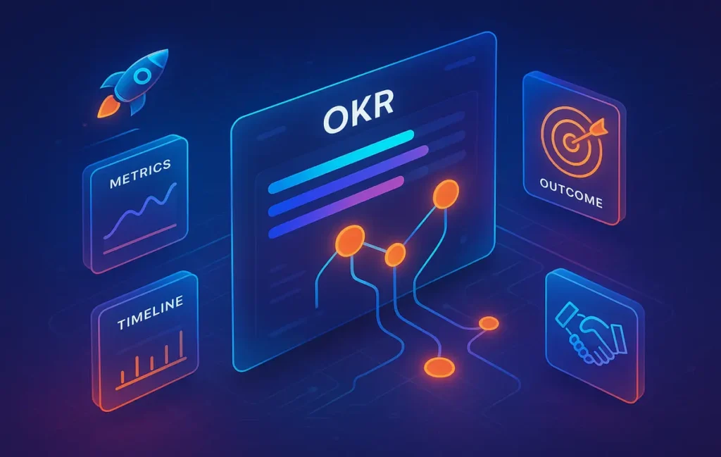 OKR Software for Startups: Goals that Drive Outcomes - NerdChips Featured Image