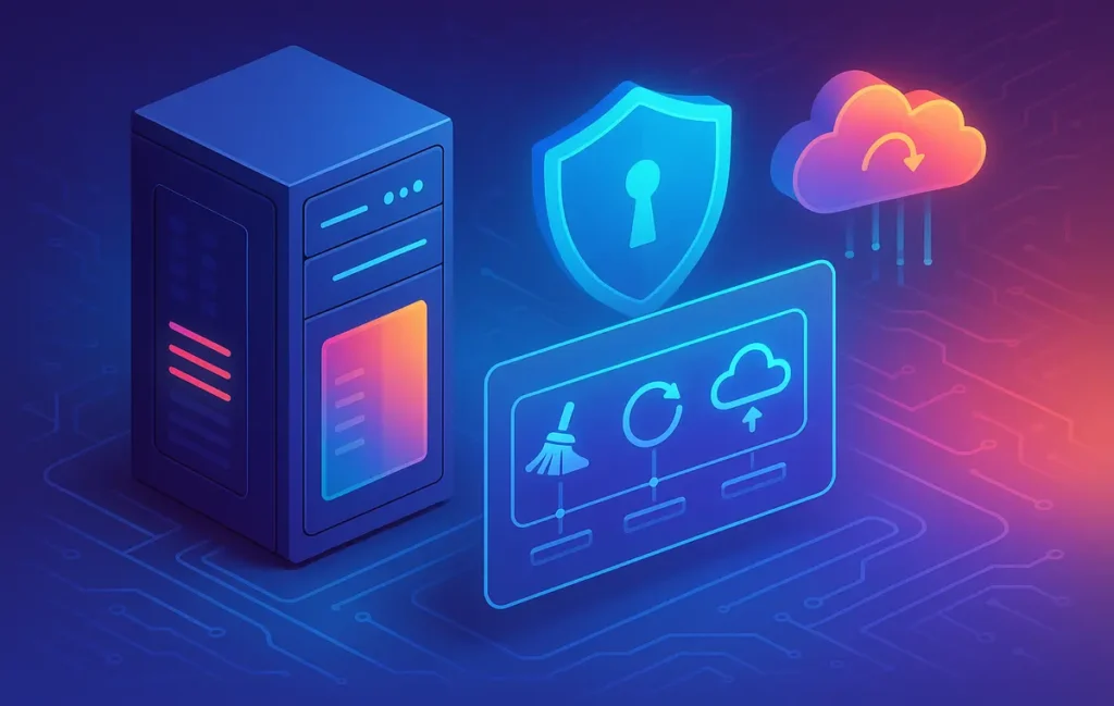 Self-Maintaining PC: Automate Your Computer’s Cleanup and Backups (Set & Forget) - NerdChips Featured Image