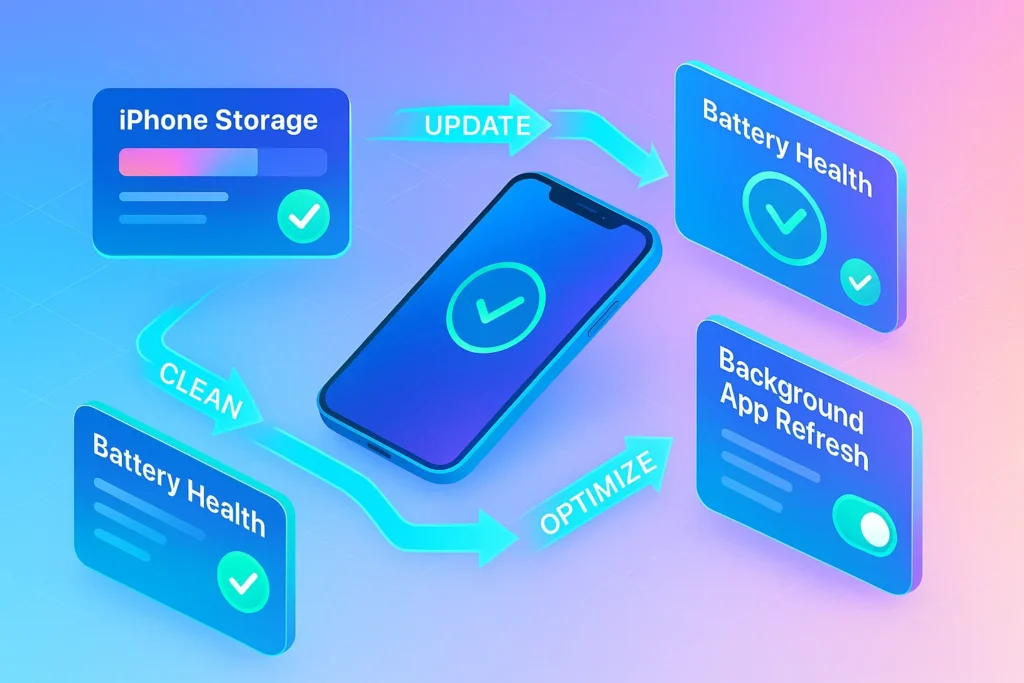 How to Speed Up a Sluggish iPhone (2025 Edition) - NerdChips Featured Image