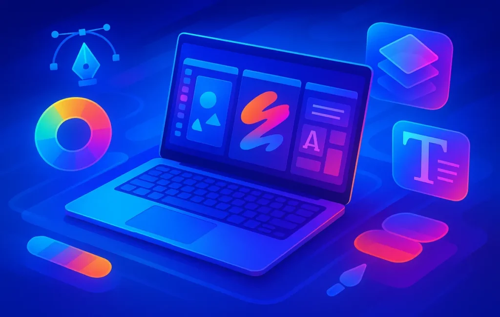 Top Free Graphic Design Tools for Creators in 2025 - NerdChips Featured Image