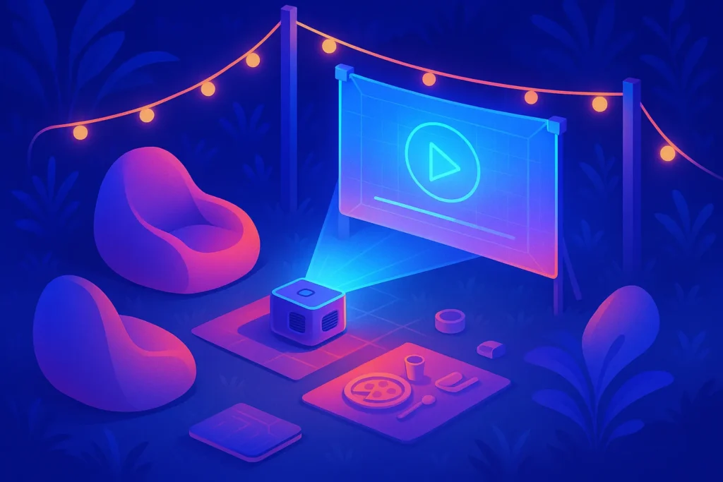 Top Portable Projectors for Movie Nights (2025 Edition) - NerdChips Featured Image