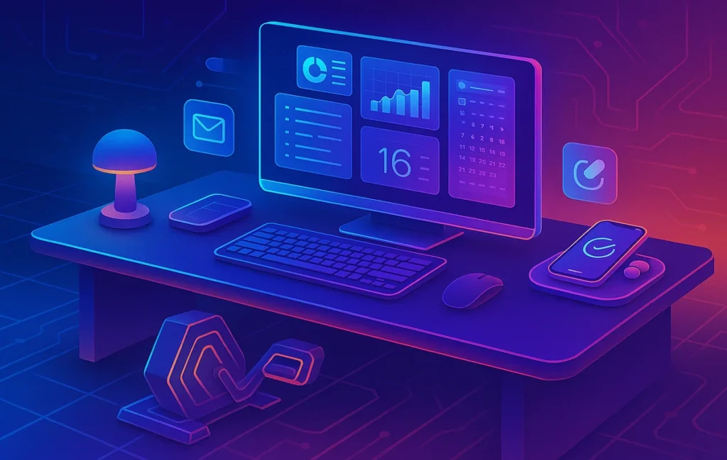 Ultimate Smart Desk Setup: Gadgets to Level Up Your Home Office - NerdChips Featured Image