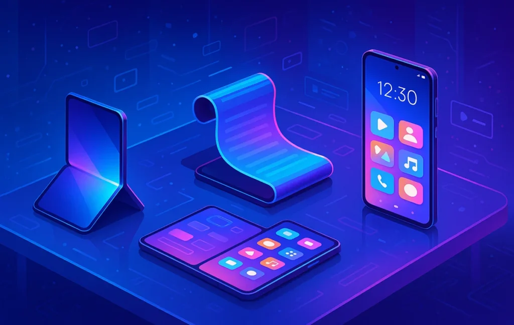Wild Smartphones: Foldables, Rollables and Unique Phone Designs - NerdChips Featured Image