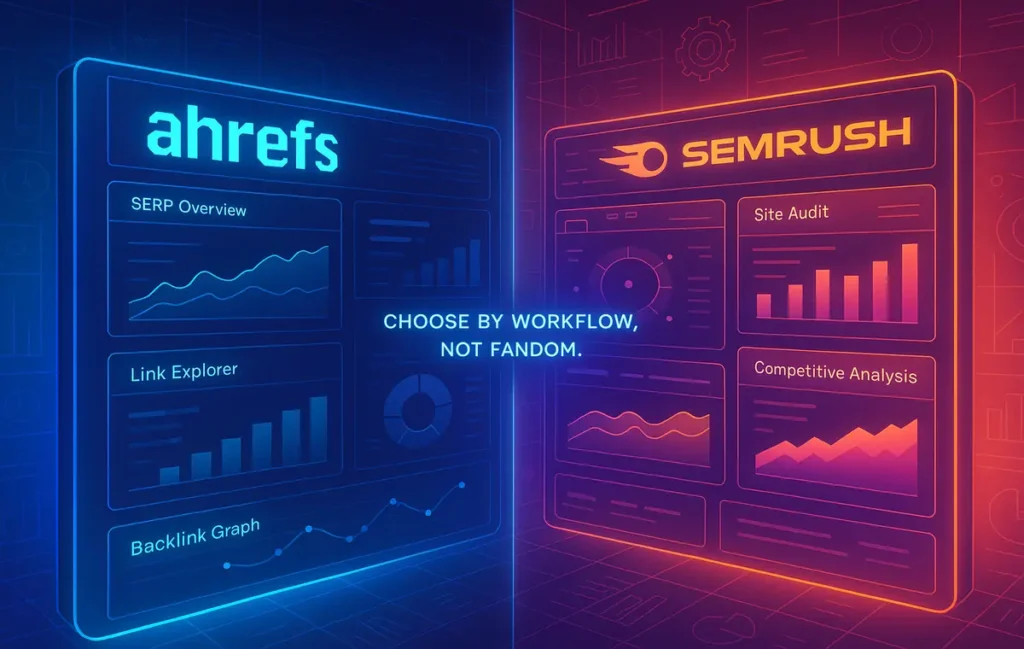 Ahrefs vs Semrush: Which SEO Tool Wins in 2025? - NerdChips Featured Image