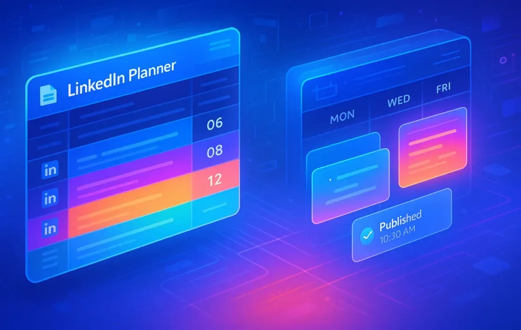 Automating LinkedIn Content Scheduling Without Expensive Tools (2025 Guide) - NerdChips Featured Image